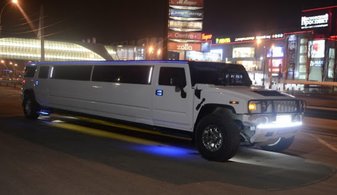 Свадебный лимузин Hummer H2 Limousine № P3825, белый