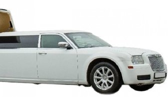 Свадебный лимузин Chrysler 300C Limousine № М3837, белый