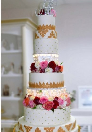 Свадебный торт М115100 - Кондитерская Мастерская тортов от Светланы