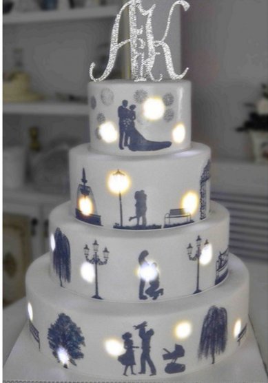 Свадебный торт М115106 - Кондитерская Мастерская тортов от Светланы