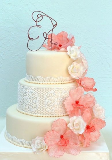 Торт на свадьбу М115115 - Кондитерская Мастерская тортов от Светланы