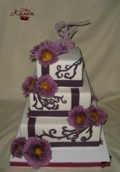 Торт на свадьбу К115141 - Кондитерская Камея