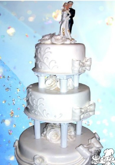 Свадебный торт М37908 - Кондитерская Мастерская тортов от Светланы