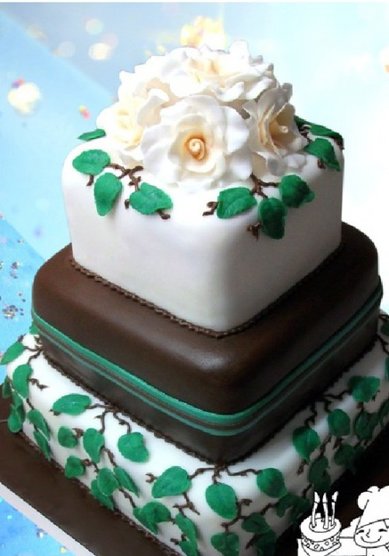 Торт на свадьбу М37909 - Кондитерская Мастерская тортов от Светланы