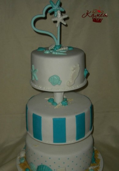 Свадебный торт К37924 - Кондитерская Камея