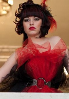 Cвадебная прическа Т15897 с собранными волосами