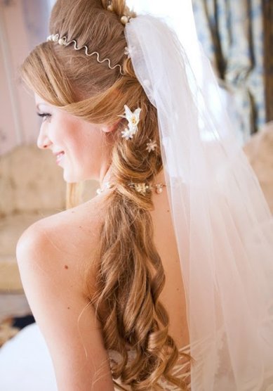Свадебная прическа Б15031 - Стилист-визажист Елена Белоусова