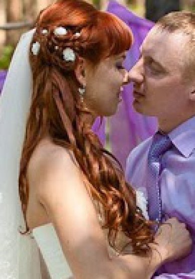 Прическа на свадьбу Б15032 - Стилист-визажист Елена Белоусова