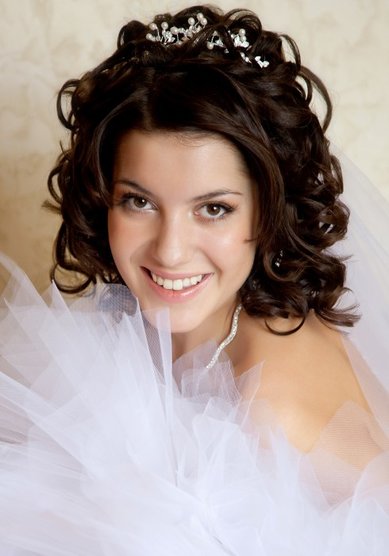 Свадебная прическа Т15085 - Стилист-визажист Татьяна Земледельцева