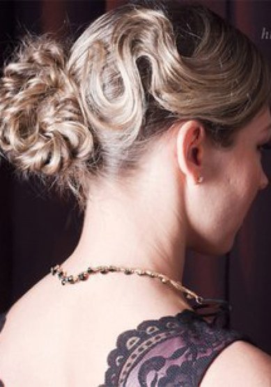 Свадебная прическа Е15097 - Стилист Екатерина Чудинова