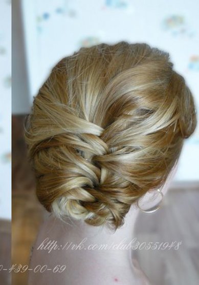 Прическа на свадьбу Е15100 - Стилист Екатерина Чудинова