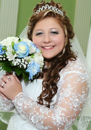 Прическа на свадьбу Б15114 - Стилист-визажист Елена Белоусова