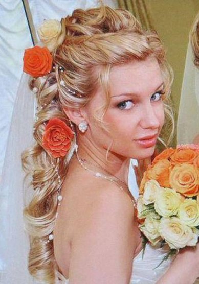 Свадебная прическа Б15123 - Стилист-визажист Елена Белоусова