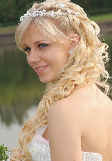 Прическа на свадьбу Б15124 - Стилист-визажист Елена Белоусова