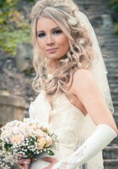 Свадебная прическа И15937 - Свадебный стилист Ирина Черных