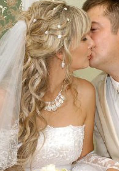 Прическа на свадьбу И15940 - Свадебный стилист Ирина Черных