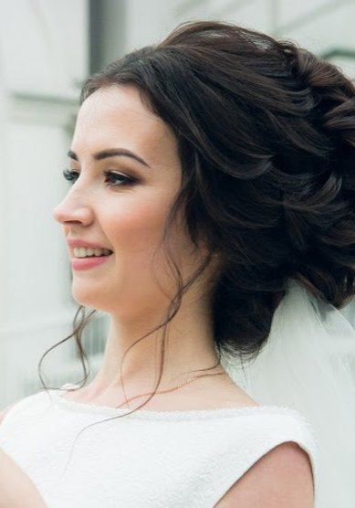 Прическа на свадьбу Е21054 - Стилист Екатерина Чудинова