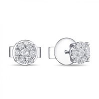 Обручальное кольцо E2011-1851358BXD-R17-М8240 из белого золота, гладкое