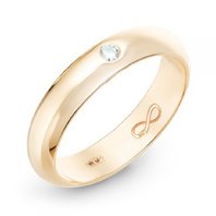 Обручальное кольцо R01-WED-00015-М8269 из красного золота, гладкое