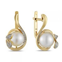 Обручальное кольцо E108-1982362CP-R17-М8290 из красного золота, гладкое