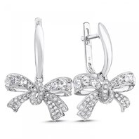 Обручальное кольцо E2605-1982571CXG-R17-М8321 из белого золота, гладкое