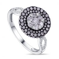 Обручальное кольцо R2011-106300AD-М8351 из белого золота, гладкое