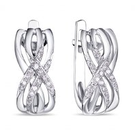 Обручальное кольцо E108-1982665CD-R17-М8355 из белого золота, гладкое