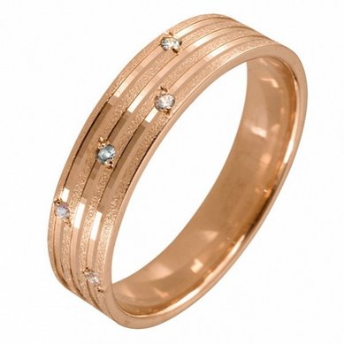 Обручальное кольцо Д11716 - Ювелирный салон Дворец Обручальных Колец