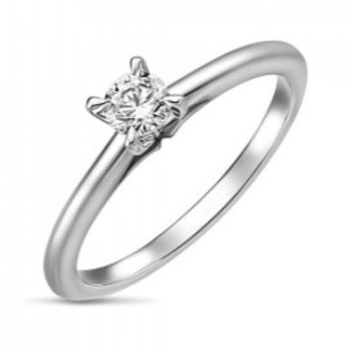 Помолвочное кольцо R01-SOL38-025-G2-М13177 - Ювелирный бренд Московский ювелирный завод в Воронеже...