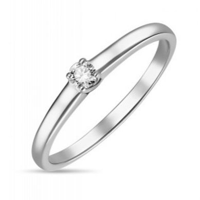 Помолвочное кольцо R01-SOL40-010-G2-М13178 - Ювелирный бренд Московский ювелирный завод в Воронеже...