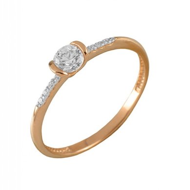 Помолвочное кольцо САНИС-З14626 - Сеть ювелирных салонов ЗОЛОТОЙ ВЕК