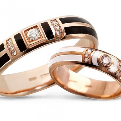 Обручальные кольца ЛИНИИ ЛЮБВИ | ЛИНИИ ЛЮБВИ-З3895 - Сеть ювелирных салонов ЗОЛОТОЙ ВЕК...