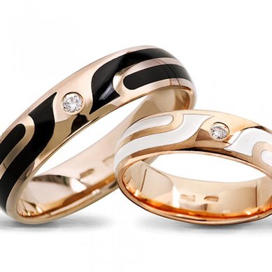 Обручальные кольца ЛИНИИ ЛЮБВИ | ЛИНИИ ЛЮБВИ-З3896 - Сеть ювелирных салонов ЗОЛОТОЙ ВЕК...