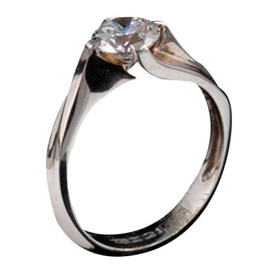 Помолвочное кольцо R01-48107-В3929 - Ювелирный бутик ВАВИЛОН