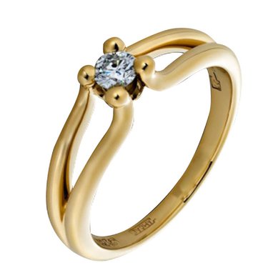 Помолвочное кольцо В3936 - Ювелирный бутик ВАВИЛОН