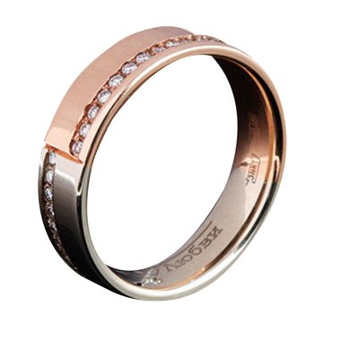 Обручальное кольцо В3939 - Ювелирный бутик ВАВИЛОН