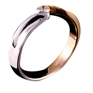 Обручальное кольцо В3941 - Ювелирный бутик ВАВИЛОН