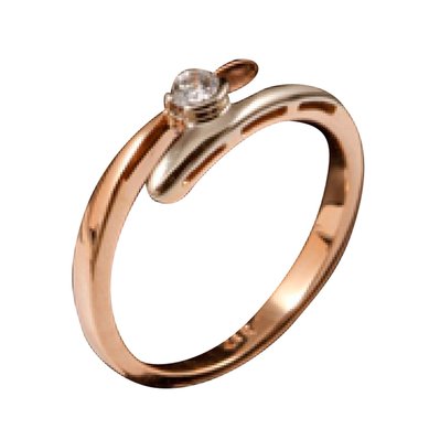 Помолвочное кольцо В3943 - Ювелирный бутик ВАВИЛОН