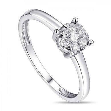 Помолвочное кольцо R2011-1851360AD-М8261 - Ювелирный бренд Московский ювелирный завод в Воронеже...