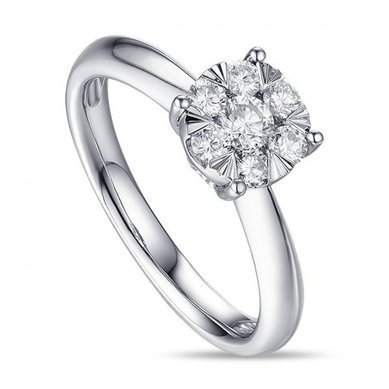 Помолвочное кольцо R2011-1851361AD-М8262 - Ювелирный бренд Московский ювелирный завод в Воронеже...