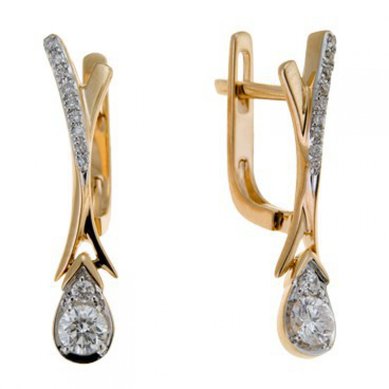 Серьги E108-1981960CD-М8305 - Ювелирный бренд Московский ювелирный завод в Воронеже