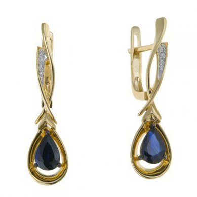 Серьги E108-1982076CS-М8306 - Ювелирный бренд Московский ювелирный завод в Воронеже