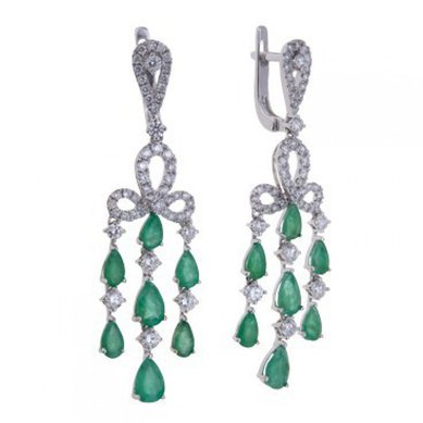 Серьги E2603-SE3666DIEM20-М8319 - Ювелирный бренд Московский ювелирный завод в Воронеже