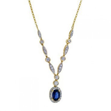 Ожерелье N108-351704D1FQQUSN-М8328 - Ювелирный бренд Московский ювелирный завод в Воронеже