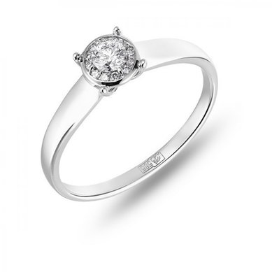 Украшение для невесты R756-FS12096-М8349 - Ювелирный бренд Московский ювелирный завод в Воронеже...