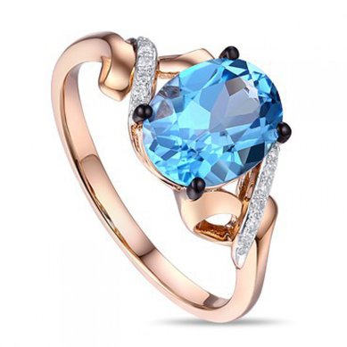 Украшение для невесты R2607-1982855AB-R17-М8352 - Ювелирный бренд Московский ювелирный завод в Воронеже...