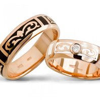 Обручальное кольцо РУССКИЙ СТИЛЬ | РУССКИЙ СТИЛЬ-З3897