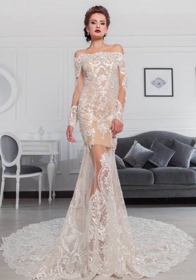 Свадебное платье 17-381-S65811 - Центр свадебного дизайна Svetlana Zaitseva