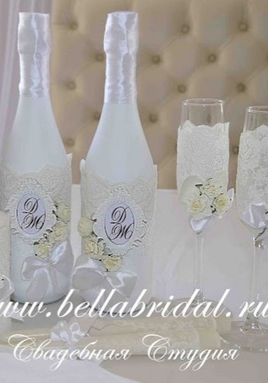 Свадебные бокалы B115271 - Свадебные аксессуары Bella Bridal