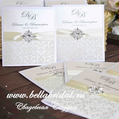 Свадебные приглашения B115274 - Свадебные аксессуары Bella Bridal